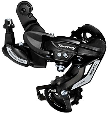 Cambio Shimano 6/7V. RD-TY500-SGS S/ATT. Nero