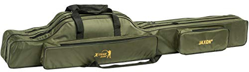 Jaxon Rutentasche 2/3 Fächer Rutenfutteral Angeltasche 9 Varianten! 100-160cm (140cm/2 Fächer/UJ-XAT140)