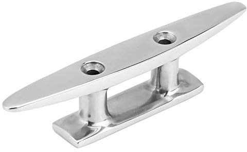 Boat flag Cleat docking, Marine Cleat 4 Inch Stainless Steel Boat Mooring Dock Deck Rope Cleat cleats for Marine Yacht