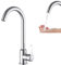 Grifo de Agua Fría y Caliente, Grifo de Cocina para Agua, Grifo de Fregadero, Grifo de Agua Giratorio de 360, Grifo Acero Inoxidable, para Fregaderos de Cocina (Agua Caliente)