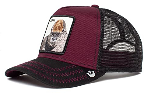 Goorin Bros. Unisex-Erwachsene The Farm Trucker Hat Verstellbar Baseballkappe, Wine Boss, Einheitsgröße