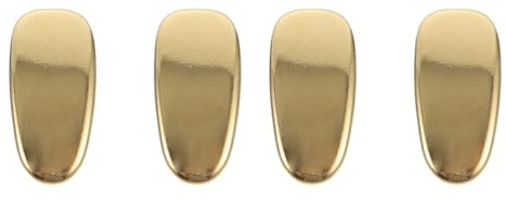 Operitacx Plaquettes Nez En Titane 4 Pièces Accessoires Métalliques Pour Lunettes Correctrices Et De Soleil Confortables Et Universelles