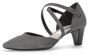 Gabor Escarpins à lanières pour femme | Chaussures à talons pour femme, Argento 09, 43 EU