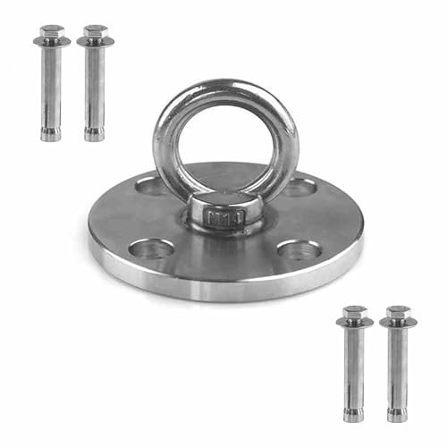 LwiftGal Stainless Steel Aerial Hoop Set, Aerial Hoop Kit, Stainless Steel Aerial Yoga Hoop for Home Fitness, Circuses, Dancing Studio, Aerial Fitness,Chassis