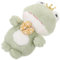 BRIGHTFUFU Frosch Plüschtier Frosch Stofftiere Plüschpuppe Plüschspielzeug Dekoration Der Inneneinrichtung Frosch-plüschtier Sofapuppendekoration Plüschpuppe Tiere Samt Green