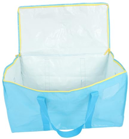 SUPVOX Bolsa de Almacenamiento de Heno para Caballos y Cabras Bolsa Resistente de Tela PE para Alimentación Portátil y Duradera con Asas para Transporte y Uso Jardín