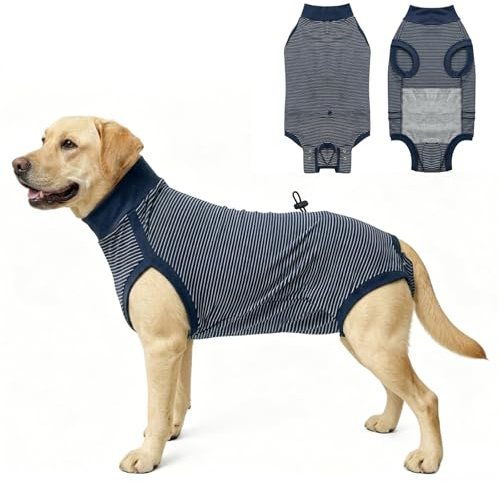 Dotoner Body Chien Post Operatoire Anti Lechage Femelle Combinaison de Convalescence pour Chiens Après Stérilisation Pyjama Chien Body Chirurgical Chien