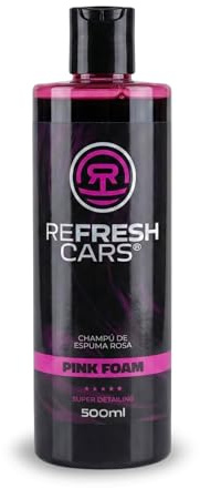 Refresh Cars Pink Foam – Champú Snow Foam Espuma Rosa Ultra Densa para Coche | Prelavado Sin Contacto y Lavado Manual | pH Neutro, Seguro para Vinilos y Ceras | Concentrado 500 ml
