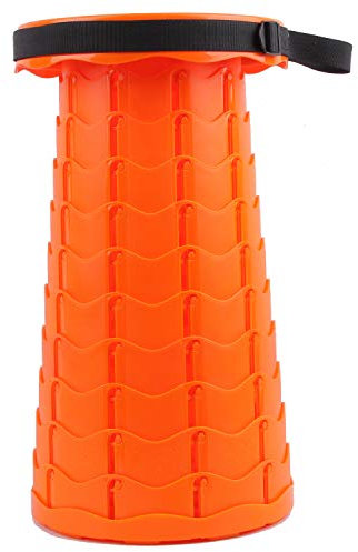 YJSD Tragbarer Teleskophocker, höhenverstellbar, Fischschuppenstruktur Stabiler, sehr nützlich zum Anschauen von Spielen, Konzerten, Sportveranstaltungen und Anderen Großveranstaltungen