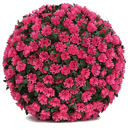 Boules de roses artificielles à suspendre - Panier de jardin - Résistant aux UV