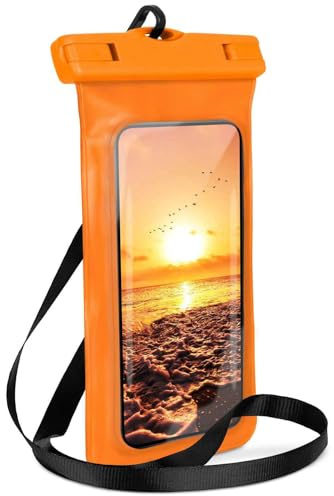 ONEFLOW Sac de plage pour Google Pixel 6a - Coque étanche avec écran tactile et fenêtre pour appareil photo - Étui de téléphone sous-marin pour voyage, natation - Avec bracelet et cordon à porter