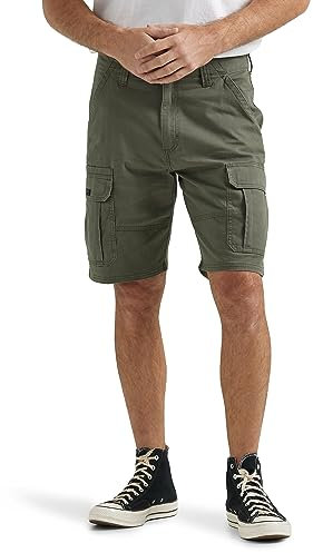 Wrangler Authentics Cargoshorts, für Herren, klassisch, Stretch, Oliv/Blatt für Mich (Leaf It to Me), 52