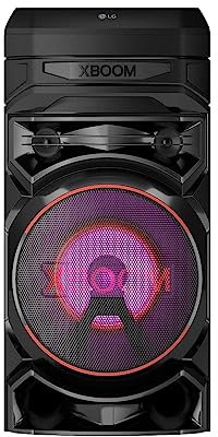 LG XBOOM, RNC2, Bluetooth, Megasound Party Speaker, Multicolour Lighting - Black