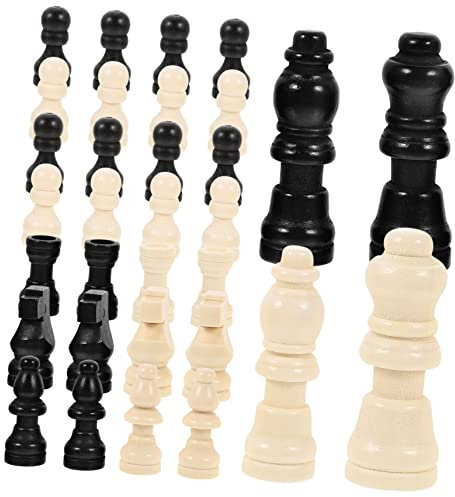 Alasum 2 Sätze Eingestellt Schachfiguren Mini-Schachbrett Magnetisches Schachbrett Schach für Brettspiel Schachbrett zubehör schachcomputer Chess Mini Schach Brettspiele Bauern Holz