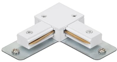 BRILONER - Sistema di binari Connettore angolare per binari, accessorio, componente di estensione, 86 mm, bianco