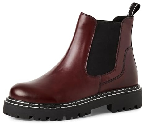 Marco Tozzi Chelsea 2-25491-43 - Stivali moda da donna, colore bordeaux, taglia 37 EU, Bordeaux Comb, 37 EU