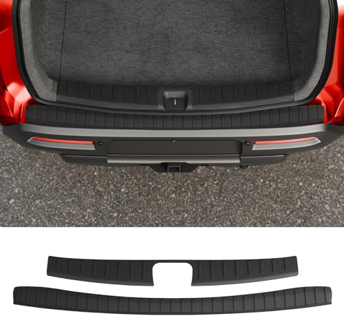 Maxzina Rear Bumper Protector Compatible with 2022-2025 Nissan Pathfinder TPE Rear Bumper Guard Protection Anti-Scratch Internal & External Trunk Sill Cover for 2024 Pathfinder Accessories