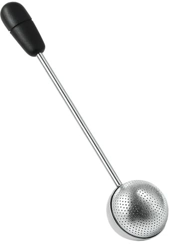 Lotnery 1PC Tea Strainer Ball with Handle for Loose Leaf Tea and Mulling Spices, Stainless Steel Loose Leaf Tea Steeper, Reusable Fine Mesh Tea Interval Diffuser