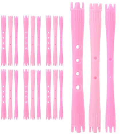 Alipis Juego de 90 Varillas de Plástico para Rizar el Cabello, Ligeras y Fáciles de Usar, Ideales para Salón y Uso en Casa, Rizadores para Pelo Corto y Permanente en Frío