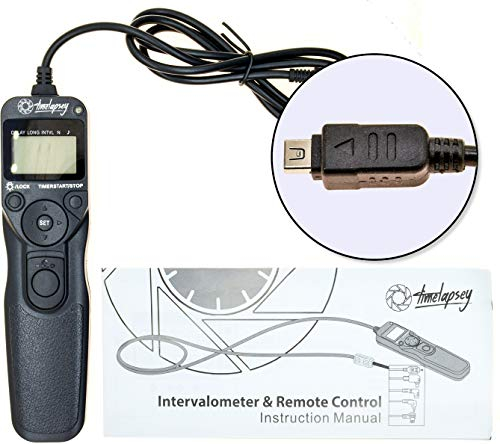 PROtastic® DSLR Intervalometer/Timer Shutter Release for Time-lapse Photography + Astro Long Exposure (Olympus UC1 Cable)