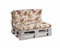 Gutekissen® Cojines para palets Cojines para palets PPI (Asiento 120x50, gesteppt Flores 4)