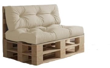 Oslo cuscini per mobili in pallet impermeabili, trapuntati, imbottiti, per divani in pallet