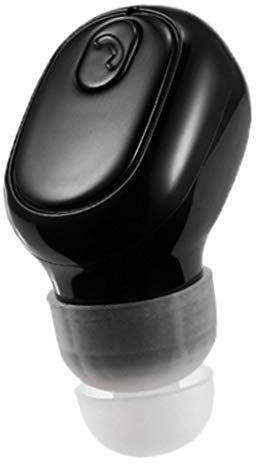 LOVIVER Mono Micro Singolo Auricolare Invisibile Auricolare Senza Fili di Bluetooth - Nero