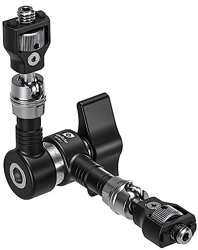 Leofoto AM-5 Kit Versa Magic Arm Heavy-Duty | Anti-Twist Adapter | 1/4th and 3/8 Mounting Screws