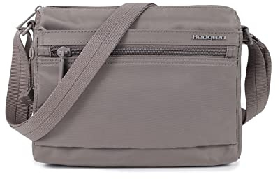 Hedgren Unisex öga, crossbody axelväska, RFID-blockerande plånbok axelväska, Sepia, Small