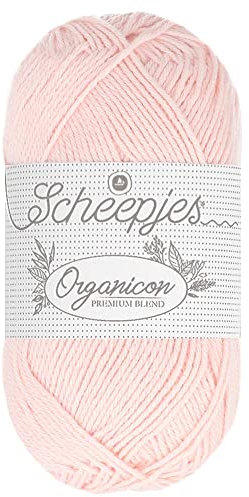 Scheepjes - Scheepjes 250 Pulver Rosa Organicon Garn - 1x50g