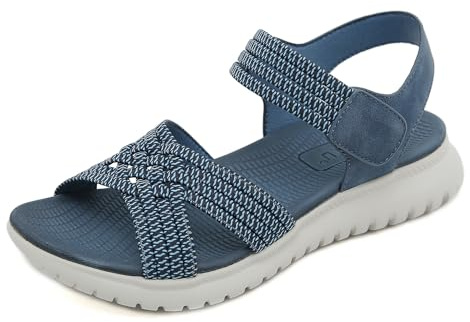 Meik Mangni Sandalias Deportivas Mujer Verano 35-42 EU | Sandalia de Caminar,Punta Abierta,Moda,Playa