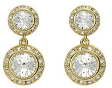 Ted Baker Sollia Solitaire Sparkle Crystal Drop Earrings For Women (Gold/Crystal)