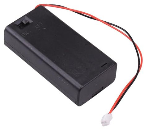 AA x 2 Enclosed Battery Holder with Switch with 2-pin JST compatible connector