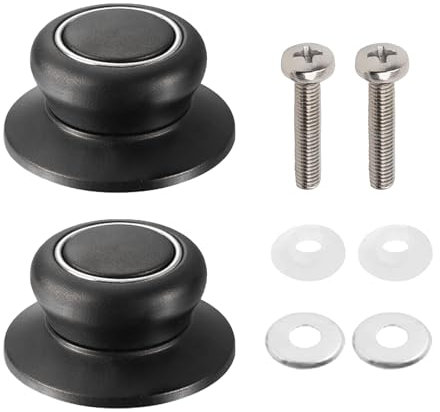 2 Stück Topfdeckelgriff,Topfdeckelknopf,Topfdeckel Griff Universal,Küchengeschirrknöpfe,Pan Lid Cover Knöpfe,Deckelgriffknauf,Töpfe Ersatzteile kompatibel mit Topfdeckel,Kasserolle,Ersatzknöpfe