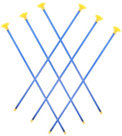 BESPORTBLE Flèches Factices à Ventouse pour Garçon Et Filles 42 Cm en Plastique Coloré, Lot De 6, Flèches De Sécurité pour Tir à l'arc Garçon Et Filles, Jeu D'entraînement Intérieur Et Extérieur