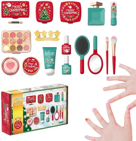 Besreey Trucco Finto per Bambine,Trucchi Giocattolo Per Ragazze - Giocattoli Makeup Per Bambine Regalo Per Figlia Nipoti Amiche