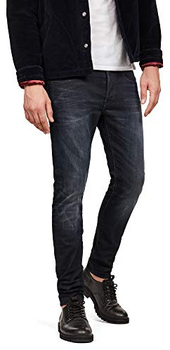 G-STAR Men's 3301 Slim Fit Jeans, Blue (dk Aged 51001-8466-89), 27W / 32L