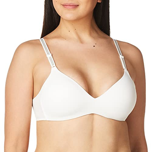 Warner's womens Blissful Benefits Side Smoothing Wirefree T Shirt Bra, White, 38B US