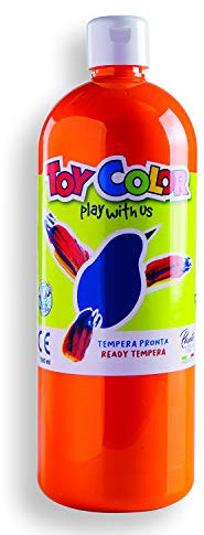 Toy Color Tempera Paint | Orange | 1000 ml | Washable Paints for Kids | Poster Paint