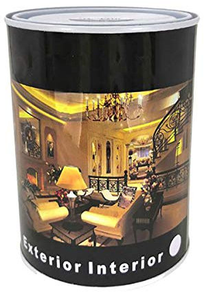 H HANSEL HOME Pintura Esmalte al Disolvente para Madera y Metal, Pintura Alquidica de Rápido Secado para Superfícies Interiores y Exteriores(Verde Carruajes, 750 ML)