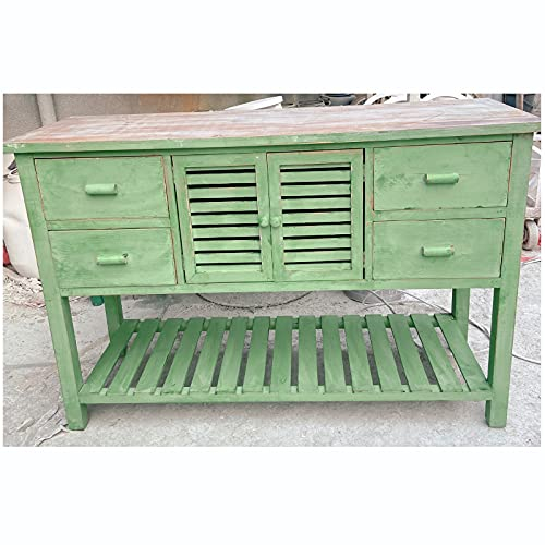 QLLL Table de Rempotage en Bois D'extérieur, Table de Plantation avec Deux Portes, Tiroir Coulissant et Grande Étagère Inférieure, Table de Rempotage Jardinage Multi-équipée de Jardinage pour Cour