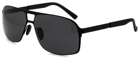 Global Glasses Pilotenbrille Klassische UV schutz Sonnenbrille herren verspiegelt Stilvolle Sonnenbrille mit großem Rahmen Angeln Fahren XL Sunglasses