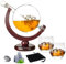 Decantador Whisky 850ml, Decantador De Whisky Set Para Regalos Masculinos De Cumpleaños, Día Del Padre Y Navidad, Decantador De Whisky Que Incluye 2 Vasos De Whisky Y 9 Piedras De Whisky (850ml)
