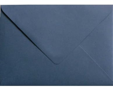 Netuno 25 kuvert mörkblå DIN B6 12,5 x 17,5 cm naturlig och hög kvalitet