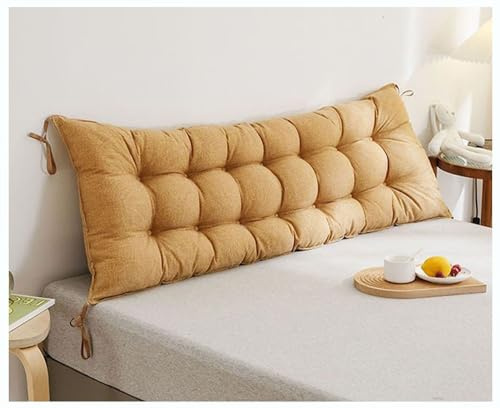 Hoowarm Cuscino Schienale Letto E Divano, Cuscino da lettura per letto Schienale, Cuscino Per Testiera Singolo/Matrimoniale,Premium Imbottito Cuscini Testata letto, Cuscino da Parete(J,150x50x10cm)