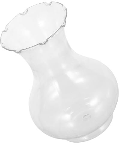 Levemolo Lot de 6 vases en Plastique en Forme de Jacinthe : Petits vases décoratifs hydroponiques pour centres de Table de Mariage – Bouteille incassable pour décoration intérieure