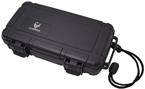 GERMANUS Caso Custodia da viaggio per humidor per sigari, antiurto