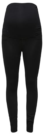 ONLY Femme Olmrain Life Reg Skinny Jegging Black Dn Jeans, Jean Noir, S EU