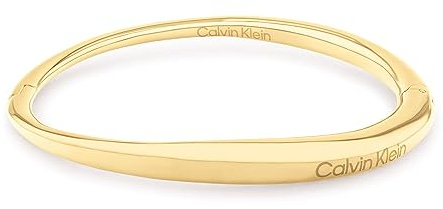 Calvin Klein Brazalete Rígido para Mujer Colección ELONGATED DROPS en Oro Amarillo - 35000350