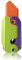 Irikdescia® Coltello Fidget con Stampa 3D Giocattolo, Coltello Fidget con Carota, per Adulti e Adolescenti, Plastica, Ansia e Sollievo dallo Stress, per ADHD e Autismo (Verde)